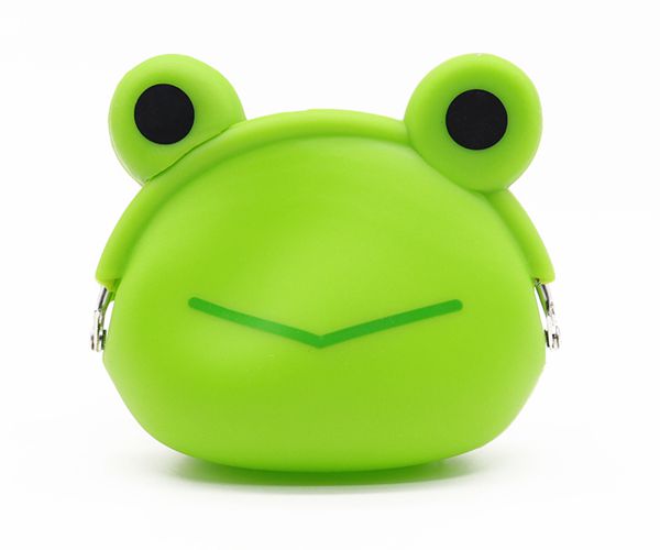 硅膠零錢(qián)袋，青蛙硅膠錢(qián)包，學(xué)生硅膠錢(qián)袋